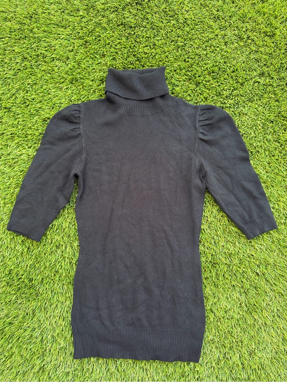 Black Turtleneck Sweater Dress